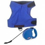 Blue Escape Proof Cat Harness and Pretty Lead